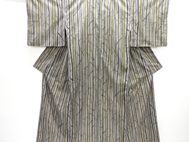 JAPANESE KIMONO / OSHIMA TSUMUGI / TREES